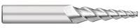 0.1875" (3/16) Cutter DIA x 1.2500" (1-1/4) Length of Cut Carbide Square End Mill, 3 Flutes, Uncoated