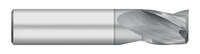 0.0313" Cutter DIA x 0.0625" (1/16) Length of Cut Carbide Square End Mill, 3 Flutes, TiCN Coated