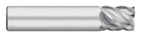 0.1875" (3/16) Cutter DIA x 0.3750" (3/8) Length of Cut Carbide Square End Mill, 5 Flutes, Uncoated