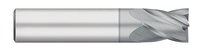 0.0313" Cutter DIA x 0.0625" (1/16) Length of Cut Carbide Square End Mill, 4 Flutes, TiCN Coated