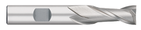 0.6250" (5/8) Cutter DIA x 1.3125" (1-5/16) Length of Cut Cobalt Square End Mill, 2 Flutes, Uncoated