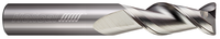 2 FL - Corner Radius - 45° Helix - 0.1250" (1/8) Cutter DIA x 0.1250" (1/8) Shank DIA x 0.0100" Radius x 0.3750" (3/8) LOC x 2.0000" (2) OAL  - Uncoated