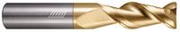 2 FL - Corner Radius - 45° Helix - 0.5000" (1/2) Cutter DIA x 0.5000" (1/2) Shank DIA x 0.0300" Radius x 1.0000" (1) LOC x 3.0000" (3) OAL  - ZPLUS Coated