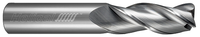3 FL - Corner Radius - 35° Helix - 0.1250" (1/8) Cutter DIA x 0.1250" (1/8) Shank DIA x 0.0100" Radius x 0.5000" (1/2) LOC x 2.5000" (2-1/2) OAL  - Uncoated