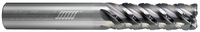 5 FL - Corner Radius - 0.5000" (1/2) Cutter DIA x 0.5000" (1/2) Shank DIA x 0.1250" (1/8) Radius x 2.0000" (2) LOC x 4.0000" (4) OAL  - Uncoated 