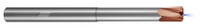 5 FL - Feed Mill - 0.2500" (1/4) Cutter DIA x 0.2500" (1/4) Shank DIA x 0.0200" Radius x 0.2500" (1/4) LOC x 3.0000" (3) OAL x 1.5000" (1-1/2) Reach - TPLUS Coated, 82698