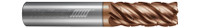 5 FL - Corner Radius - 0.5000" (1/2) Cutter DIA x 0.5000" (1/2) Shank DIA x 0.0600" Radius x 1.2500" (1-1/4) LOC x 3.0000" (3) OAL  - TPLUS Coated, 83112