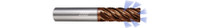 6 FL - Corner Radius - 0.3750" (3/8) Cutter DIA x 0.3750" (3/8) Shank DIA x 0.0300" Radius x 1.0000" (1) LOC x 3.0000" (3) OAL  - TPLUS Coated, 84349