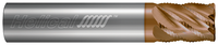6 FL - Corner Radius - 0.3750" (3/8) Cutter DIA x 0.3750" (3/8) Shank DIA x 0.0400" Radius x 1.0000" (1) LOC x 3.0000" (3) OAL  - TPLUS Coated