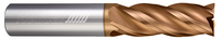 4 FL - Square - 1.0000" (1) Cutter DIA x 1.0000" (1) Shank DIA x 2.0000" (2) LOC x 4.5000" (4-1/2) OAL  - TPLUS Coated