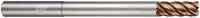 5 FL - Corner Radius - 0.7500" (3/4) Cutter DIA x 0.7500" (3/4) Shank DIA x 0.0300" Radius x 1.0000" (1) LOC x 4.0000" (4) OAL x 2.0000" (2) Reach - TPLUS Coated, 89281