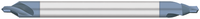 #3 X 6 - 0.1094" (7/64) Drill DIA x 60° Included - DE - 2 FL - AlTiN Coated