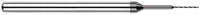 0.0118" (.3 mm) Drill DIA x 0.1800" Flute Length - 2 FL - Amorphous Diamond Coated