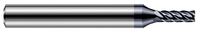 5 FL - 0.0620" (1/16) Cutter DIA x 0.0200" Radius x 0.0930" (3/32) LOC  - AlTiN Nano Coated