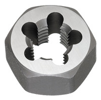 DIE 1-1/4-12 HEX RETHREAD, CARBON STEEL, TE80587