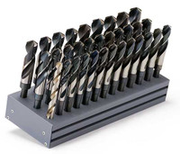 DRILL SET 1/2-1 x 64thS 33pc, HSS, BRT, S&D (1/2 SHK) W/STAND, MS99304