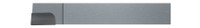 0.238" BRAZED INSERT WIDTH X 0.6250" (5/8) SHANK HEIGHT X 4.00" (4) OVERALL LENGTH X 0.015" (1/64) CORNER RADIUS  - CARBIDE TIPPED BRAZED AR STYLE RIGHT HAND,AR-10