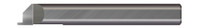 RIGHT HAND  - 0.3120" (5/16) MIN BORE DIA X 0.280" MAX BORE DEPTH X 0.0620" (1/16) TOOTH WIDTH X 0.0750" PROJECTION X 2.50" (2-1/2) OVERALL LENGTH X 0.0310" (1/32) RADIUS ,FGF-312-062