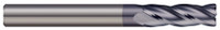 4 FL - 0.0938" CUTTER DIA X 0.005" RADIUS X 0.375" (3/8) LOC  - ALTIN COATED,GEC-093-4-005X