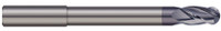 2 FL - 1.000 MM CUTTER DIA X 1.00 MM LOC X 20.00 MM REACH - ALTIN COATED,MMBM-010-20X