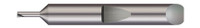 QUICK CHANGE -  RIGHT HAND  - 0.0525" MIN BORE DIA X 0.200" MAX BORE DEPTH X 0.0700" TOOTH WIDTH X 0.0075" PROJECTION X 1.50" (1-1/2) OVERALL LENGTH  - ALTIN COATED,QMBB-060200X
