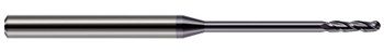 3 FL - 0.0750 (1.9 MM)" CUTTER DIA X 0.5000 (1/2)" LOC X 1.0000 (1)" REACH - AMORPHOUS DIAMOND COATED, 10275  HARVEY TOOL  SKU HARTO1-10275