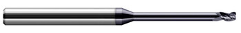 3 FL - 0.2500 (1/4)" CUTTER DIA X 0.0300" RADIUS X 0.3750 (3/8)" LOC X 2.0000 (2)" REACH, 42416