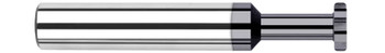0.2500 (1/4)" CUTTER DIA X 0.0050" RADIUS X 0.0200" WIDTH X 0.3750 (3/8)" NECK LENGTH - STANDARD SLOTTING - 6 FL, 981120  HARVEY TOOL  SKU HARTO1-981120