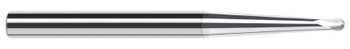 2 FL - 0.0930 (3/32)" CUTTER DIA X 0.0740" LOC X 7Â° 0.7130" TAPER REACH, 995635  HARVEY TOOL  SKU HARTO1-995635