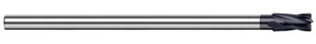 4 FL - 0.2500 (1/4)" CUTTER DIA X 0.0150 (1/64)" RADIUS X 0.3750 (3/8)" LOC - ALTIN COATED, 17616-C3  HARVEY TOOL  SKU HARTO1-17616-C3