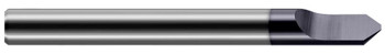 0.2500 (1/4)" SHANK DIA X 0.0100" FLAT X 30Â° INCLUDED - 1 FL - ALTIN COATED, 25230-C3  HARVEY TOOL  SKU HARTO1-25230-C3
