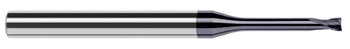 2 FL - 0.0310 (1/32)" CUTTER DIA X 0.0050" RADIUS X 0.0250" LOC X 0.0470 (3/64)" REACH - ALTIN NANO COATED, 40231-C6  HARVEY TOOL  SKU HARTO1-40231-C6