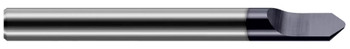 0.2500 (1/4)" SHANK DIA X 0.0150 (1/64)" RADIUS X 60Â° INCLUDED - 1 FL - ALTIN COATED, 51730-C3  HARVEY TOOL  SKU HARTO1-51730-C3