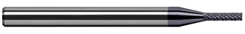 8 RH TEETH, 4 LH TEETH - 0.0620 (1/16)" CUTTER DIA X 0.1860" LOC - ALTIN COATED, 60762-C3  HARVEY TOOL  SKU HARTO1-60762-C3
