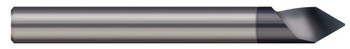 0.1250 (1/8)" SHANK DIA X 0.0100" FLAT X 90° INCLUDED  - 1 FL - ALTIN COATED, 814708-C3