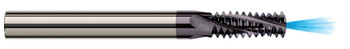 M8-1.25 - 0.2350" CUTTER DIA X 0.6250 (5/8)" LOC - 3 FL - ALTIN COATED, 819632-C3  HARVEY TOOL  SKU HARTO1-819632-C3