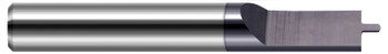 0.1250 (1/8)" SHANK DIA X 0.0150 (1/64)" RADIUS X 0° INCLUDED  - 1 FL - ALTIN COATED, 828530-C3