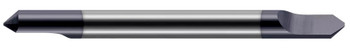 0.1250 (1/8)" SHANK DIA X 0.0200" FLAT X 60Â° INCLUDED DE - 1 FL - ALTIN COATED, 829808-C3  HARVEY TOOL  SKU HARTO1-829808-C3