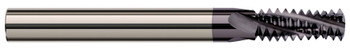 10-32 - 0.1200" CUTTER DIA X 0.3120 (5/16)" LOC - 3 FL - ALTIN NANO COATED, 836736-C6  HARVEY TOOL  SKU HARTO1-836736-C6