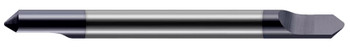 0.1250 (1/8)" SHANK DIA X 0.0025" RADIUS X 30Â° INCLUDED DE - 1 FL - ALTIN COATED, 842008-C3  HARVEY TOOL  SKU HARTO1-842008-C3