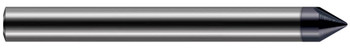 0.1250 (1/8)" SHANK DIA X 0.0100" RADIUS X 40Â° INCLUDED - 2 FL - ALTIN NANO COATED, 859308-C6  HARVEY TOOL  SKU HARTO1-859308-C6