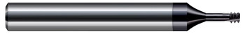 #6-32 - 0.1000" CUTTER DIA X 0.2500 (1/4)" REACH  - 3 FL - ALTIN NANO COATED, 896422-C6