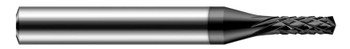 0.1875 (3/16)" CUTTER DIA X 0.5630" LOC X 140Â° INCLUDED - 9 RH TEETH, 11 LH TEETH - AMORPHOUS DIAMOND COATED, 908112-C4  HARVEY TOOL  SKU HARTO1-908112-C4