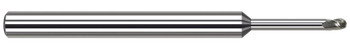 3 FL - 0.0200 (.5 MM)" CUTTER DIA X 0.0300" LOC X 0.1000" REACH - TIB2 COATED, 947020-C8  HARVEY TOOL  SKU HARTO1-947020-C8