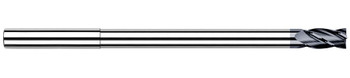 4 FL - 0.2500 (1/4)" CUTTER DIA X 0.3750 (3/8)" LOC X 4.3750 (4-3/8)" REACH - ALTIN COATED, 960516-C3  HARVEY TOOL  SKU HARTO1-960516-C3
