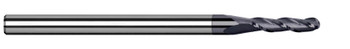 3 FL - 0.0470 (3/64)" CUTTER DIA X 0.0710" LOC - ALTIN COATED, 963047-C3  HARVEY TOOL  SKU HARTO1-963047-C3
