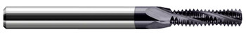 6-32 - 0.1100 (2.8 MM)" CUTTER DIA X 0.3750 (3/8)" LOC - 3 FL - TIB2 COATED, 987122-C8  HARVEY TOOL  SKU HARTO1-987122-C8