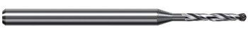 3.000 mm" DRILL DIA X 20.000 mm" FLUTE LENGTH - 2 FL, BCF1181  HARVEY TOOL  SKU HARTO1-BCF1181
