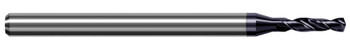 1.016 MM DRILL DIA X 14.000 mm" FLUTE LENGTH - 2 FL - ALTIN COATED, CHT0400-C3  HARVEY TOOL  SKU HARTO1-CHT0400-C3