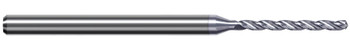 1.181 MM DRILL DIA X 16.000 mm" FLUTE LENGTH - 3 FL - TIB2 COATED, DQW0465-C8  HARVEY TOOL  SKU HARTO1-DQW0465-C8